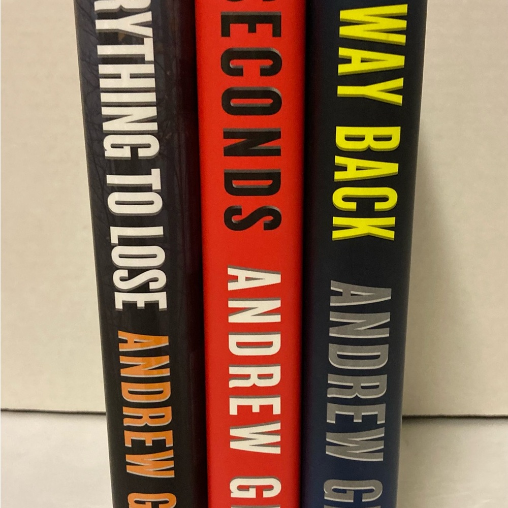 Andrew Gross Thriller Hardcover Book Lot Of 3 Psychological Crime Suspense